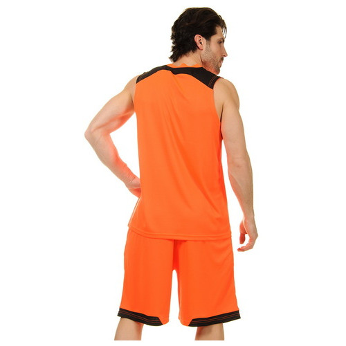 Форма баскетбольна Lingo чоловіча LD-8002 XL Оранжево-чорний (57506036) фото №4