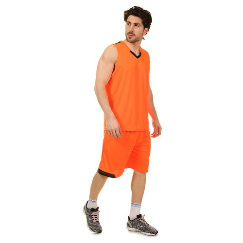 Форма баскетбольна Lingo чоловіча LD-8002 XL Оранжево-чорний (57506036) фото №2