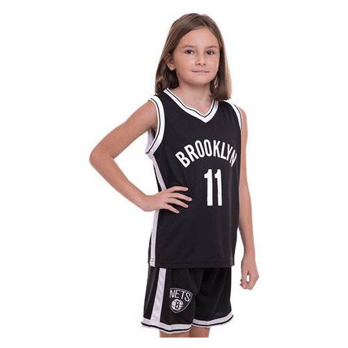 Форма баскетбольна дитяча FDSO NBA Brooklyn 11 3578 L Чорно-білий (57508193) фото №8