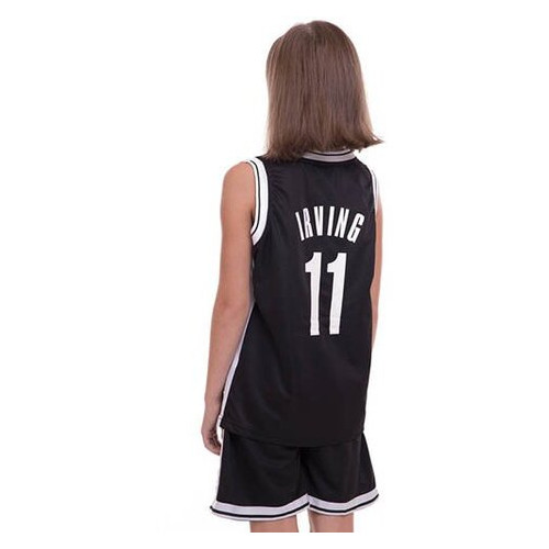 Форма баскетбольна дитяча FDSO NBA Brooklyn 11 3578 M Чорно-білий (57508193) фото №9