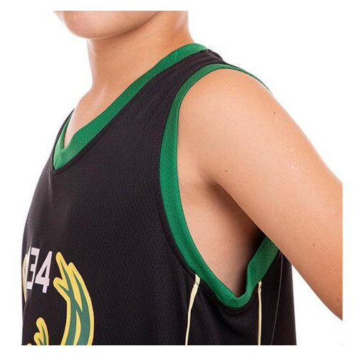 Форма баскетбольна підліткова FDSO NBA 34 BA-0972 M Чорно-зелений (57508196) фото №9
