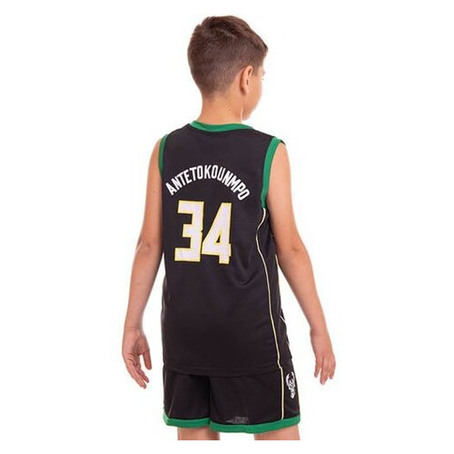 Форма баскетбольна підліткова FDSO NBA 34 BA-0972 M Чорно-зелений (57508196) фото №10