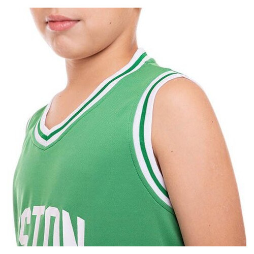 Форма баскетбольна підліткова FDSO NBA Boston 11 6354 XXL Зелено-білий (57508207) фото №4