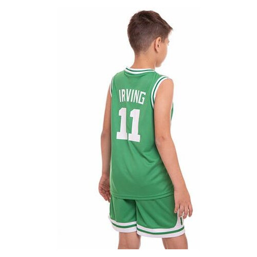 Форма баскетбольна підліткова FDSO NBA Boston 11 6354 XXL Зелено-білий (57508207) фото №5
