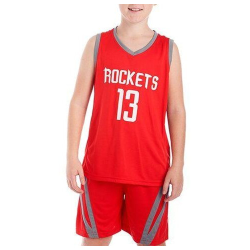 Форма баскетбольна FDSO підліткова NBA BA-0966 S Червоно-сірий (57508266) фото №1