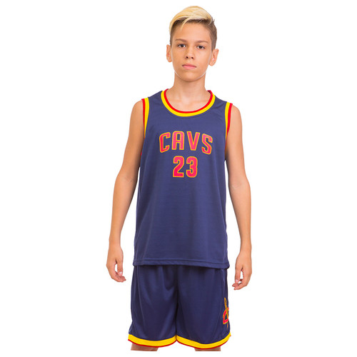 Форма баскетбольна дитяча FDSO NBA CHVS 23 4309 M Синьо-жовтий (57508540) фото №1