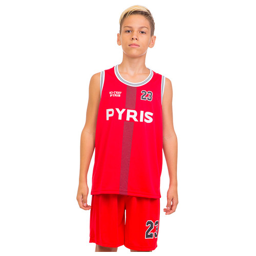 Форма баскетбольна дитяча FDSO NBA Pyris 23 BA-0837 XL Червоний (57508543) фото №1