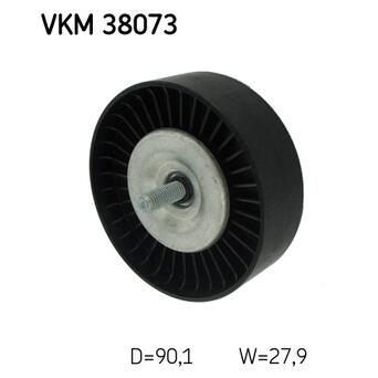 Натяжний ролик SKF поліклінового ременя (VKM 38073) фото №1