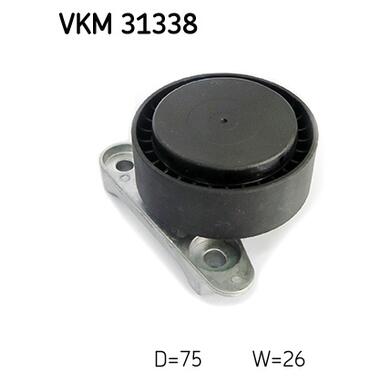 Натяжний ролик SKF поліклінового ременя (VKM 31338) фото №1
