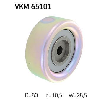 Натяжний ролик SKF поліклінового ременя (VKM 65101) фото №1
