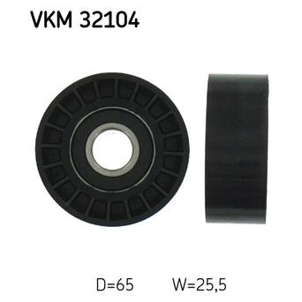 Ролик натягувача ременя SKF VKM 32104 фото №1