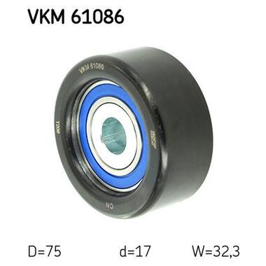 Ролик модуля натягувача ременя SKF (VKM 61086) фото №2