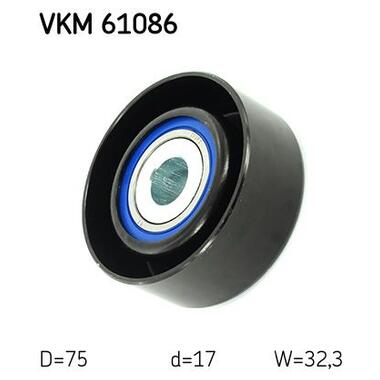 Ролик модуля натягувача ременя SKF (VKM 61086) фото №1