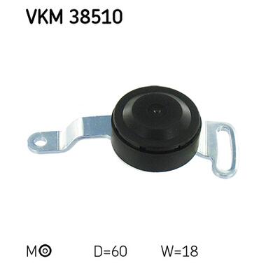 Натягувач ременя з роликом SKF VKM 38510 фото №1