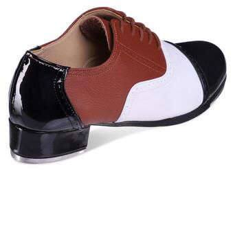Туфлі для степу та чечітки Zelart DN-3688 35 Чорно-коричневий (06363078) фото №3