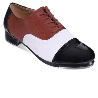 Туфлі для степу та чечітки Zelart DN-3688 35 Чорно-коричневий (06363078) фото №1