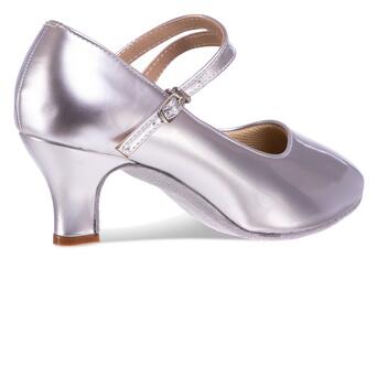 Взуття для бальних танців жіноче Zelart Стандарт DN-3673 34 Срібний (06363069) фото №3