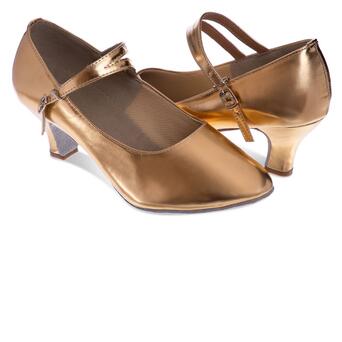 Взуття для бальних танців жіноче Zelart Стандарт DN-3673 35 Золотий (06363069) фото №2