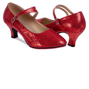 Взуття для бальних танців жіноче Zelart Стандарт DN-3691 34 Червоний (06363070) фото №2