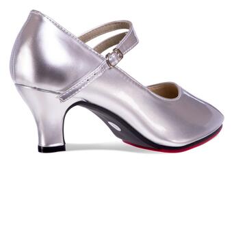 Взуття для бальних танців жіноче Zelart Стандарт DN-3691 36 Сірий (06363070) фото №3