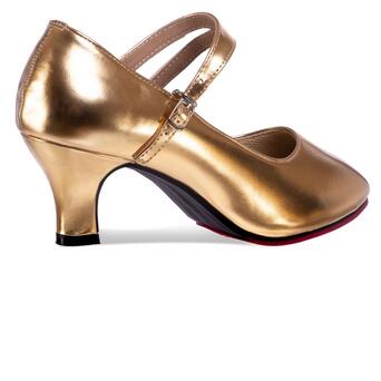 Взуття для бальних танців жіноче Zelart Стандарт DN-3691 38 Золотий (06363070) фото №3