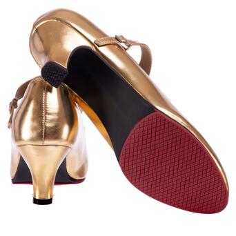 Взуття для бальних танців жіноче Zelart Стандарт DN-3691 38 Золотий (06363070) фото №4