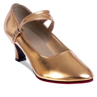 Взуття для бальних танців жіноче Zelart Стандарт DN-3691 39 Золотий (06363070) фото №1
