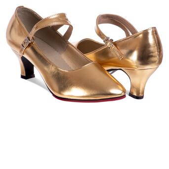 Взуття для бальних танців жіноче Zelart Стандарт DN-3691 39 Золотий (06363070) фото №2