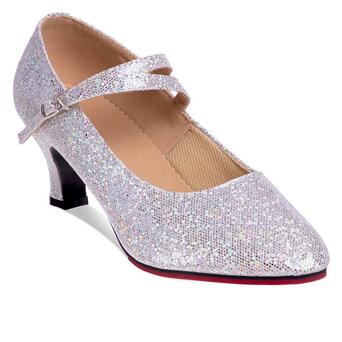 Взуття для бальних танців жіноче Zelart Стандарт DN-3691 40 Срібний (06363070) фото №1