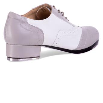 Туфлі для степу та чечітки Zelart DN-3685 34 Сіро-білий (06363073) фото №3