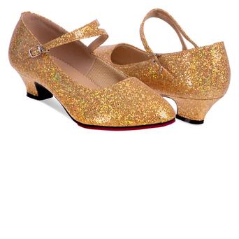 Взуття для бальних танців жіноче Zelart Стандарт DN-3692 Zelart 37 Золотий (06363067) фото №2