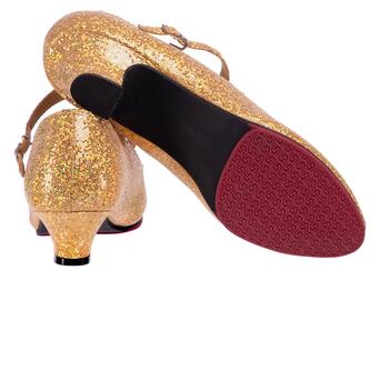 Взуття для бальних танців жіноче Zelart Стандарт DN-3692 Zelart 37 Золотий (06363067) фото №4