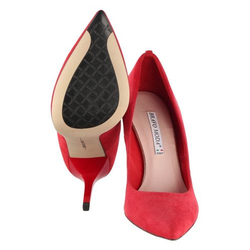 Жіночі туфлі на підборах Bravo Moda 1527 - 2, Червоний, 40, 2973310131079 фото №2