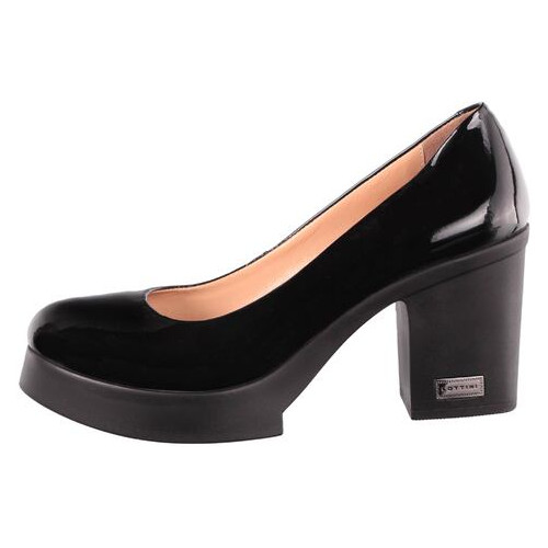 Жіночі туфлі на підборах Lottini 1150, Чорний, 40, 2956370006327 фото №2