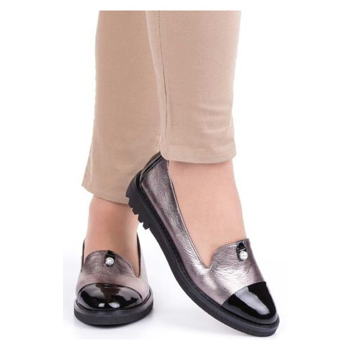 Жіночі туфлі на низькому ходу Geronea 195083, Бежевий, 36, 2999860288612 фото №7