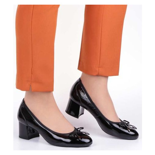 Жіночі туфлі на підборах Geronea 195127, Чорний, 37, 2999860291636 фото №6