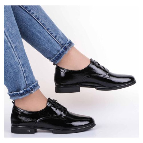 Жіночі туфлі на низькому ходу Geronea 195156, Чорний, 36, 2999860293951 фото №1