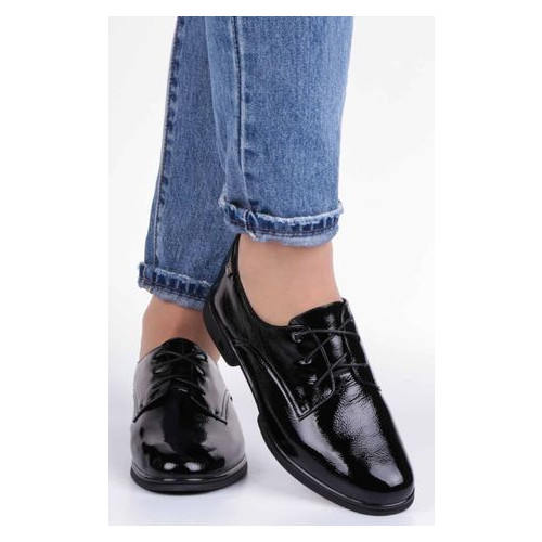 Жіночі туфлі на низькому ходу Geronea 195156, Чорний, 36, 2999860293951 фото №4
