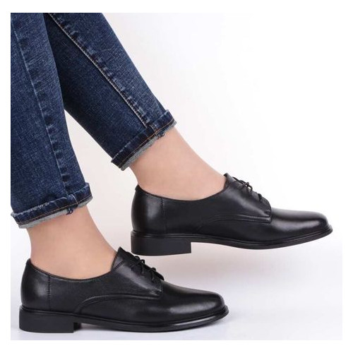 Жіночі туфлі на низькому ходу Geronea 195157, Чорний, 36, 2999860294002 фото №9
