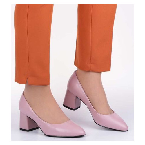 Жіночі туфлі на підборах Geronea 195164, Рожевий, 40, 2999860295641 фото №3
