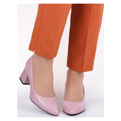 Жіночі туфлі на підборах Geronea 195164, Рожевий, 40, 2999860295641 фото №7