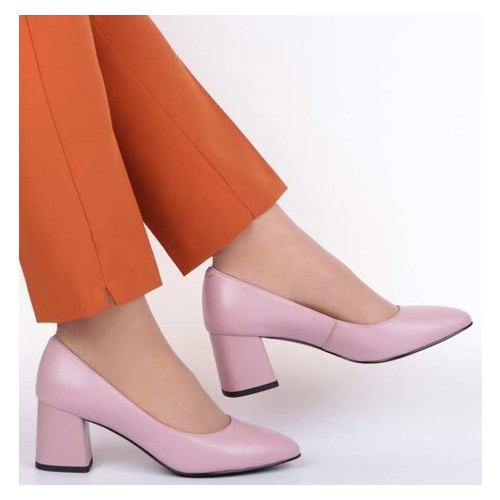 Жіночі туфлі на підборах Geronea 195164, Рожевий, 40, 2999860295641 фото №9