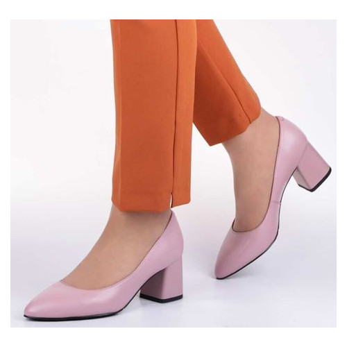 Жіночі туфлі на підборах Geronea 195164, Рожевий, 40, 2999860295641 фото №1