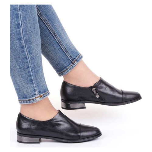 Жіночі туфлі на низькому ходу Geronea 19985, Чорний, 37, 2999860284058 фото №9