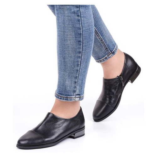 Жіночі туфлі на низькому ходу Geronea 19985, Чорний, 37, 2999860284058 фото №1