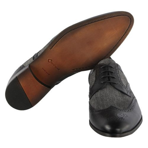 Чоловічі класичні туфлі Conhpol 5653, Чорний, 41, 2973310046939 фото №3