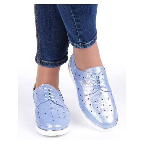 Жіночі туфлі на платформі Mario Muzi 52047, Блакитний, 36, 2973310192346 фото №3
