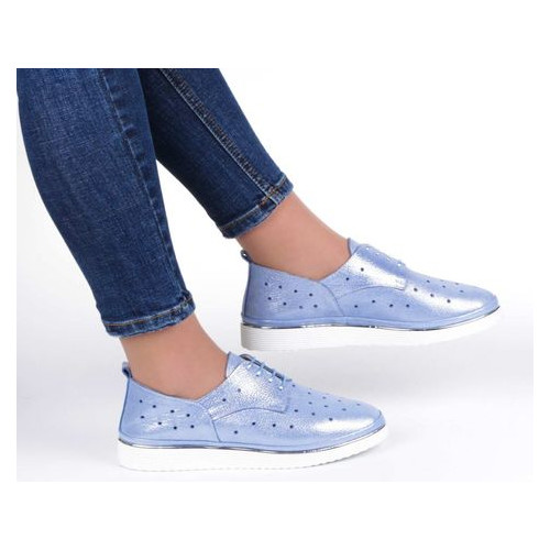 Жіночі туфлі на платформі Mario Muzi 52047, Блакитний, 36, 2973310192346 фото №9