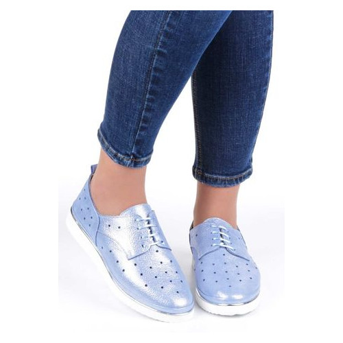 Жіночі туфлі на платформі Mario Muzi 52047, Блакитний, 36, 2973310192346 фото №7