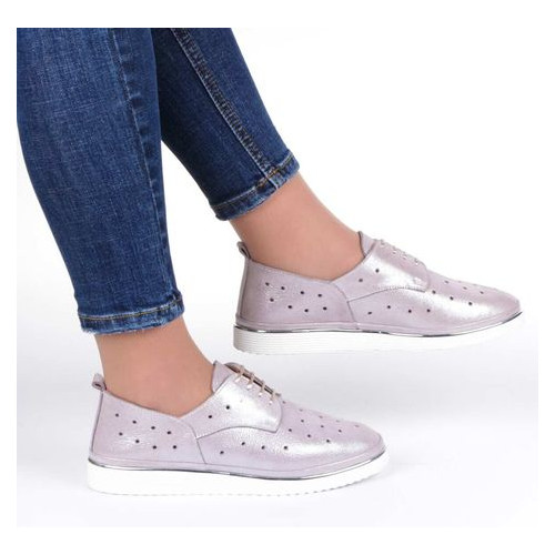 Жіночі туфлі на платформі Mario Muzi 52048, Срібло, 37, 2973310192407 фото №3